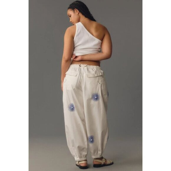 Pilcro The Slacker Embroidered Parachute Pants 3X - Picture 2 of 2